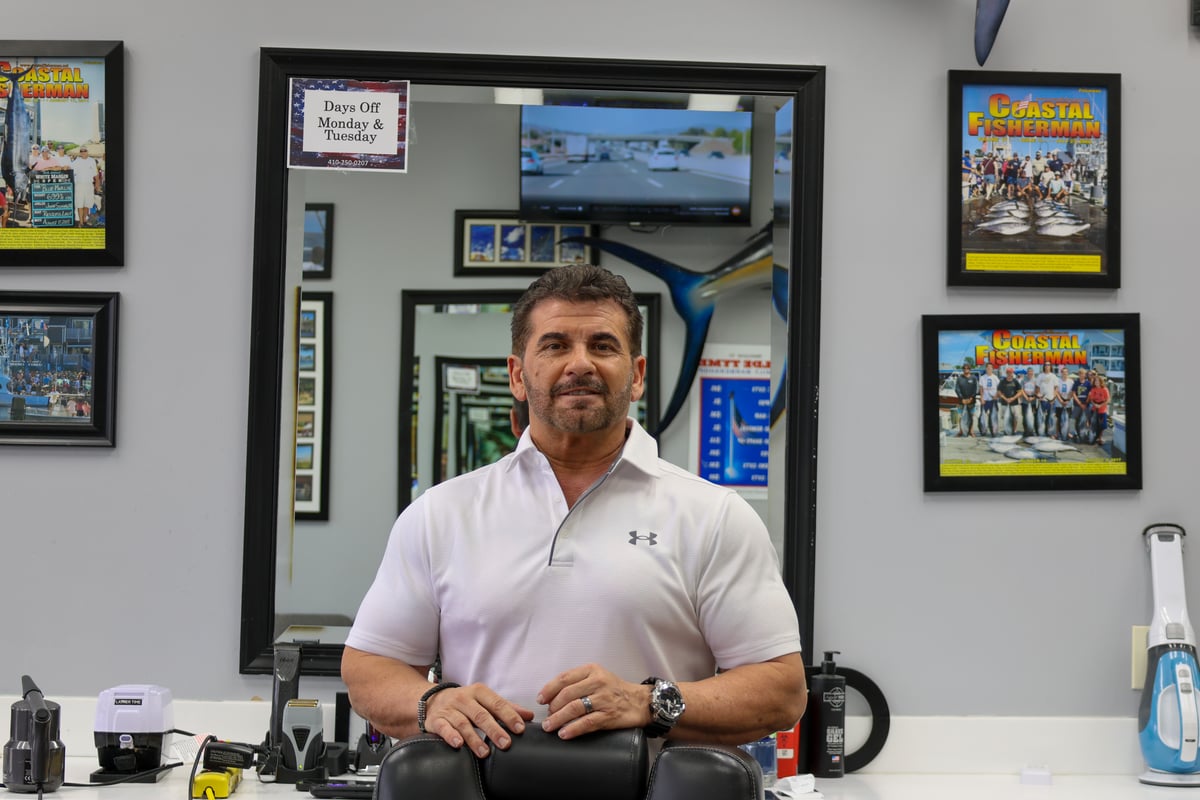 John — barber at Olde Tyme Family Barbershop, Ocean City MD