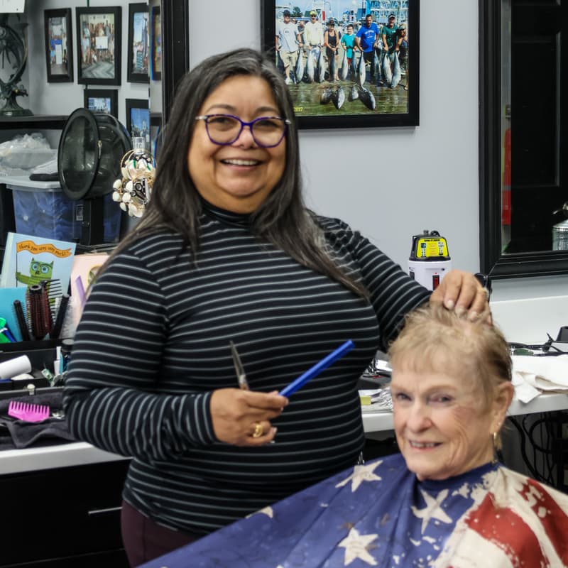 Celia — barber at Olde Tyme Family Barbershop, Ocean City MD